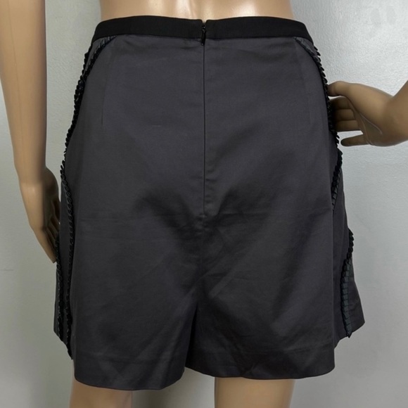 NEW REISS GREY HIGH-WAISTED SHORTS - Picture 5 of 5